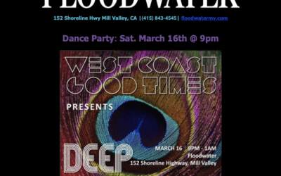 Floodwater, Tam Junction’s Massive Restaurant, Bar & Gathering Place, Expands Its Palate in Hosting West Coast Goods Times ‘Deep Disco’ – March 16, 9pm-1am